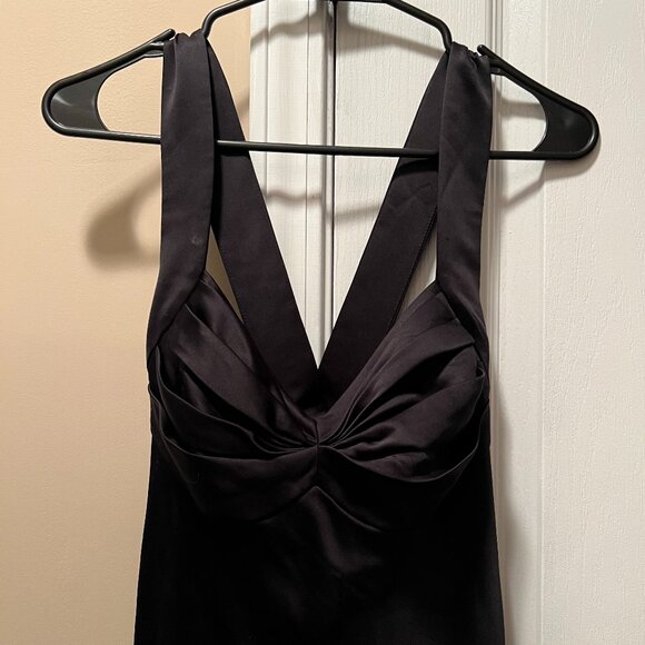 Calvin Klein Black Dress Evening Gown Women's Size 10P - Picture 9 of 10